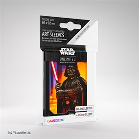 Star Wars Unlimited Art Sleeves (60 +1 Pcs) - Darth Vader - Gamegenic 